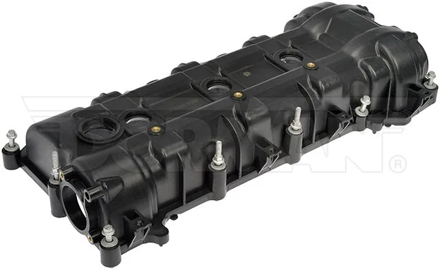 264-938 – DORMAN Valve Cover, OE Replacement 4 Inch Height Without Baffle Black Plastic Single